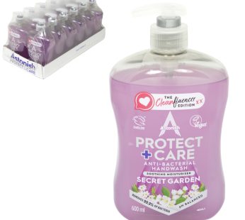 ASTONISH ANTI-BAC HANDWASH 600ML PROTECT CLEAN SECRET GARDEN