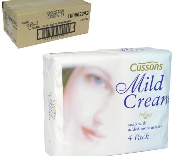 CUSSONS MILD CREAM 4X85GM SOAP