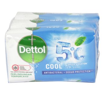 DETTOL SOAP 3X60GM ANTI BAC ODOUR PROTECTION COOLER SENSATION