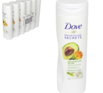 DOVE BODY LOTION 400ML INVIGORATING RITUAL & AVOCADO OIL & CALENDULA EXTRACT