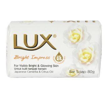 LUX BAR SOAP 80GM BRIGHT IMPRESS JAPANESE CAMELIACITRUS OIL