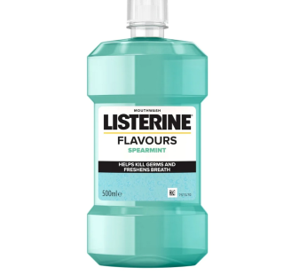 Listerine Flavours Spearmint Mouthwash 500ml