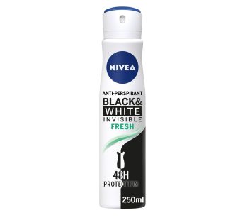 NIVEA Anti-Perspirant Deodorant Spray Black & White Fresh 250ml