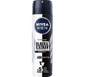 NIVEA MEN INVISIBLE BLACK WHITE 150ML