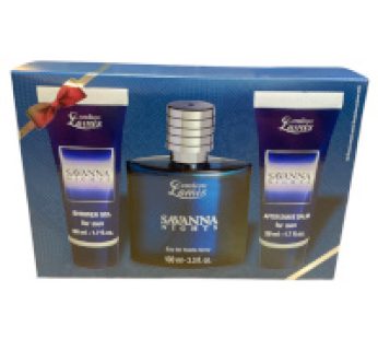 Savanna Nights for Men Mens 3pcs Gift Set Lamis