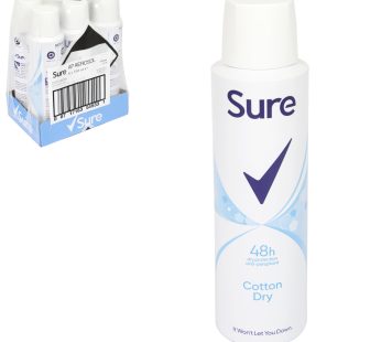 SURE APA 150ML SPRAY COTTON DRY 150ML