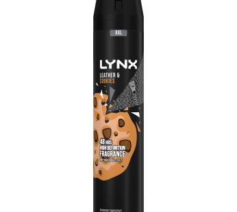 LYNX XXL COLLISION LEATHER AND COOKIES FRESH DEODORANT 250ML