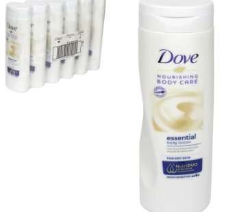 DOVE BODY LOTION 400ML ESSENTIAL FOR DRY SKIN