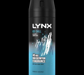 LYNX DEODORANT ICE CHILL FRAGRANCE 150ML