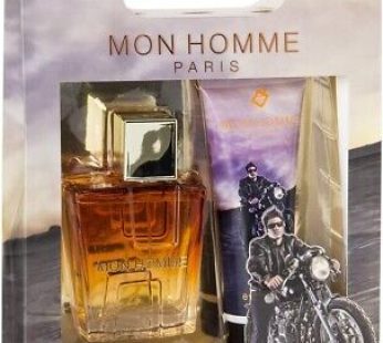 MON HOMME PARIS EAU DE TOILETTE AND SHOWER GEL GIFT SET 2PCS