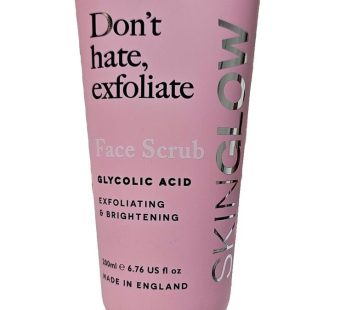 GLOW DON’T HATE EXFOLIATE & BRIGHTENING FACE SCRUB 200ML